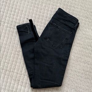 Zara Women's Dark Black Skinny Jeans